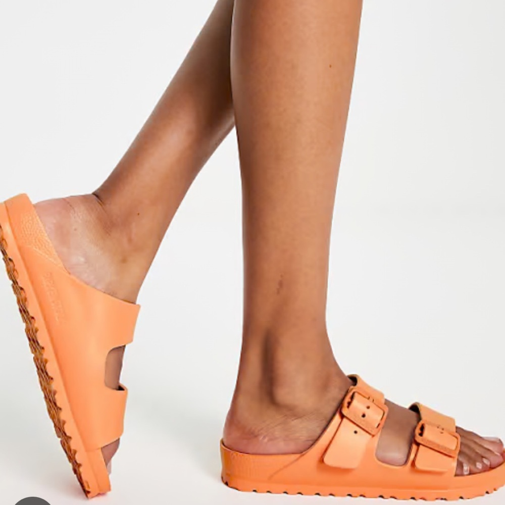 Birkenstock Arizona EVA Papaya Orange Narrow Width US/ L 10 /M 8